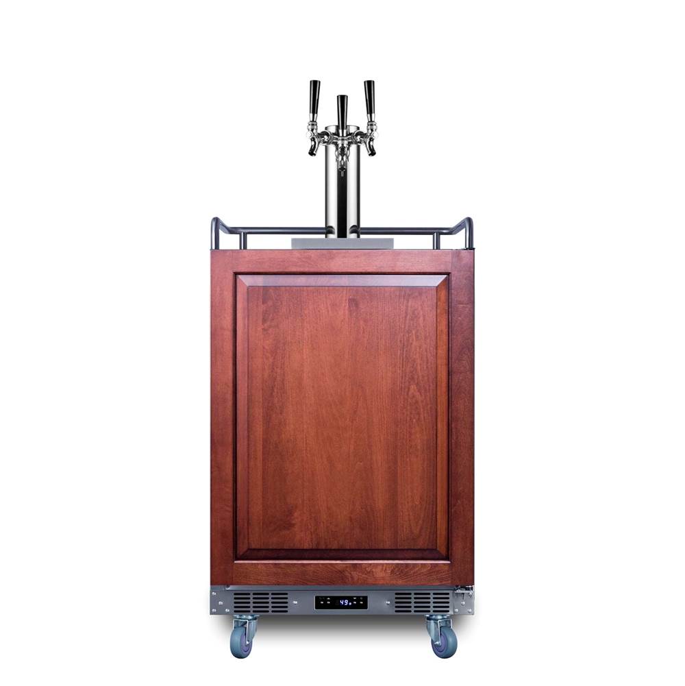 Summit Appliance - 24'' Wide Built-In Kegerator (Panel Not Included)