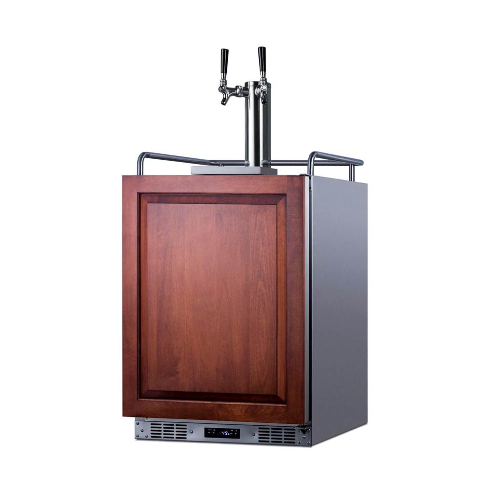 24'' Wide Built-In Wine Kegerator (Panel Not Included)