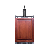 Summit Appliance - 24'' Wide Built-In Kegerator (Panel Not Included)