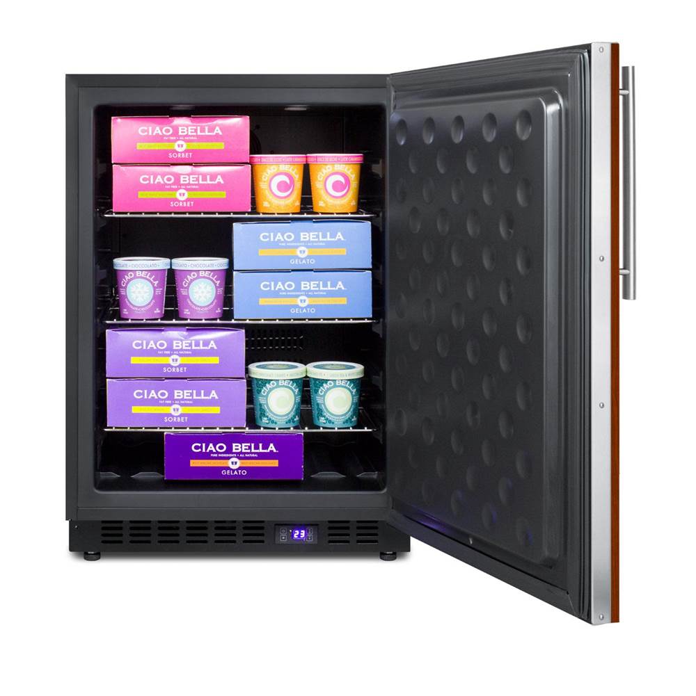 24'' Wide Built-In All-Freezer (Panel Not Included)