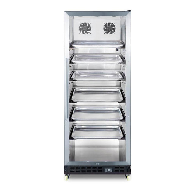 Summit Appliance - 24'' Wide Mini Reach-In Beverage Center with Dolly