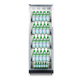 24'' Wide Mini Reach-In Beverage Center with Dolly