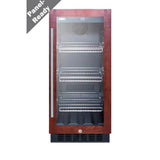 Summit Appliance - 15'' Wide Built-In Beverage Center (Panel Not Included)