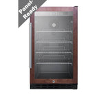 Summit Appliance - 18'' Wide Built-In Beverage Center, ADA Compliant (Panel Not Included)