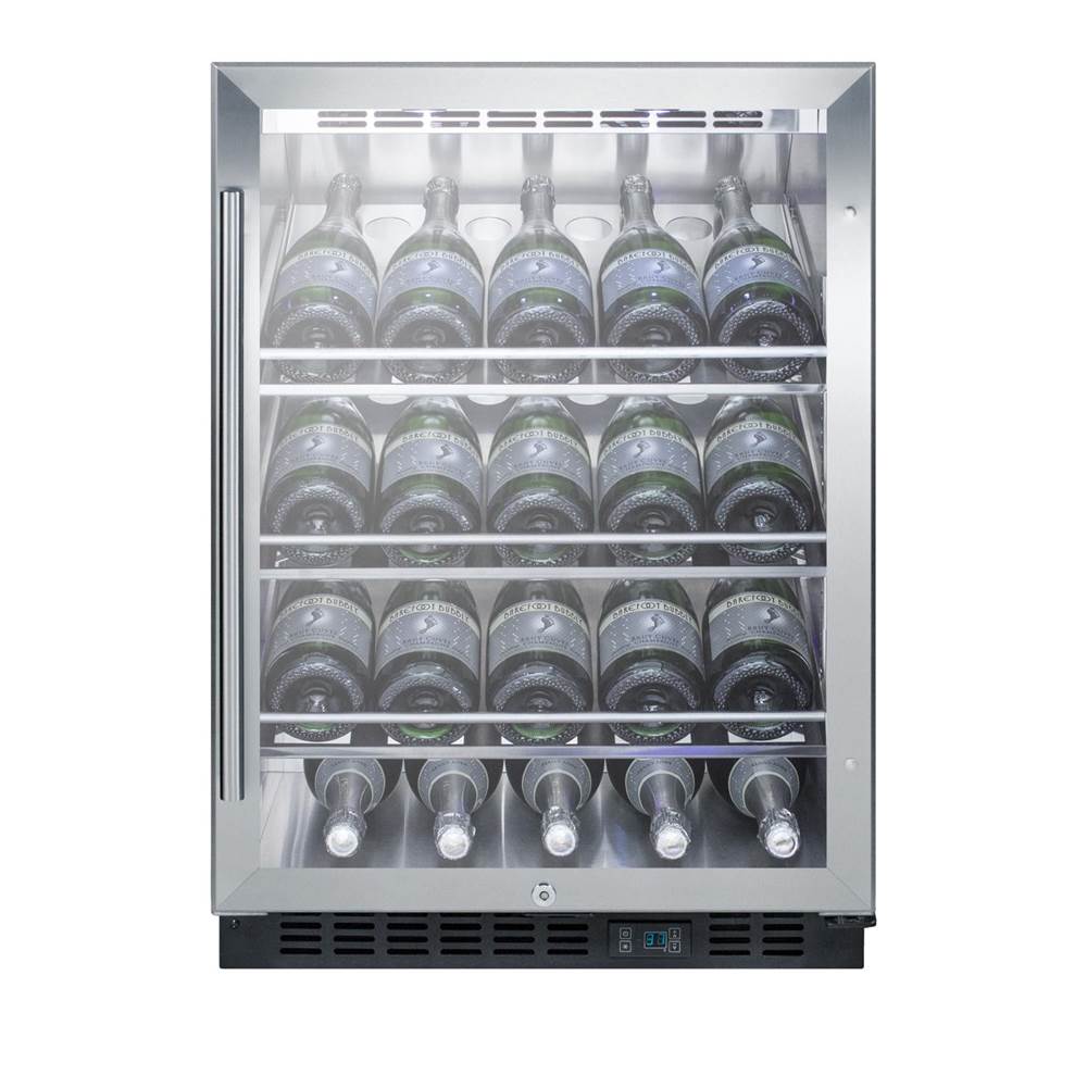 24'' Wide Single Zone Built-In Commercial Wine Cellar