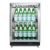 24'' Wide Built-In Mini Reach-In Beverage Center with Dolly