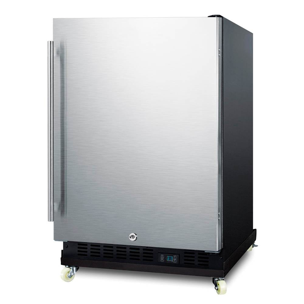 24'' Wide Built-In Mini Reach-In Beverage Center with Dolly