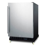 24'' Wide Built-In Mini Reach-In Beverage Center with Dolly