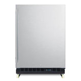 Summit Appliance - 24'' Wide Built-In Mini Reach-In Beverage Center with Dolly