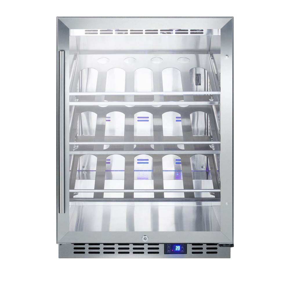 Summit Appliance - 24'' Wide Single Zone Outdoor Commercial Wine Cellar