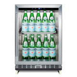 24'' Wide Outdoor Mini Reach-In Beverage Center with Dolly