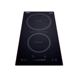 12'' Wide 115V 2-Zone Induction Cooktop, Cord Included