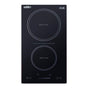 Summit Appliance - 12'' Wide 115V 2-Zone Induction Cooktop, Cord Included