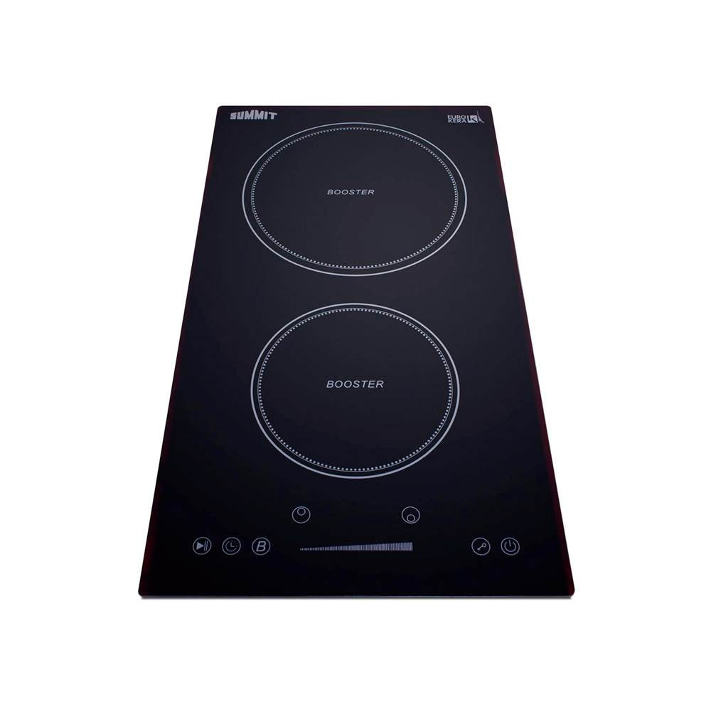 12'' Wide 208-240V 2-Zone Induction Cooktop