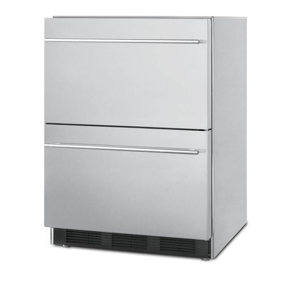 24'' Wide 2-Drawer All-Refrigerator, ADA Compliant