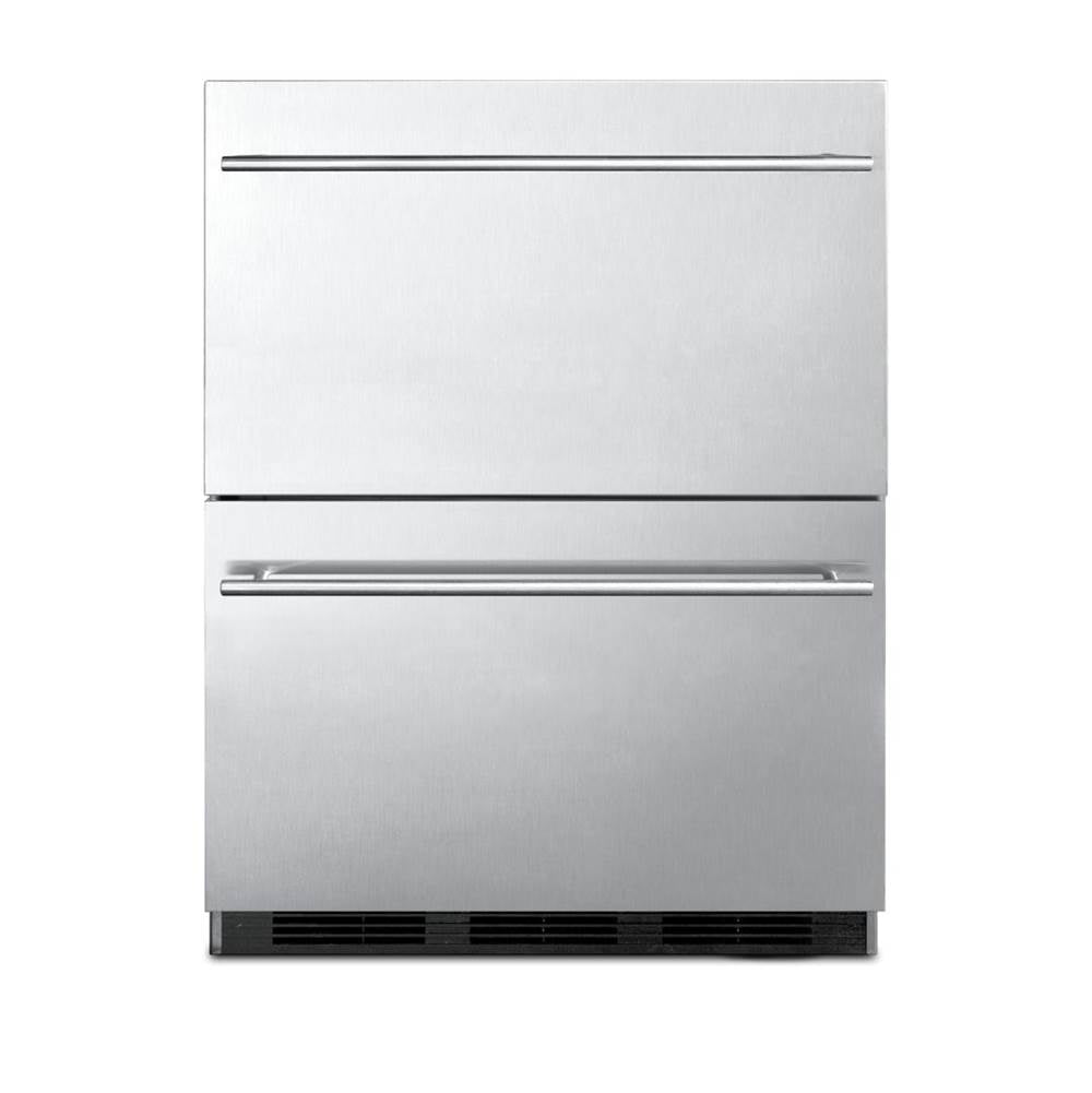 Summit Appliance - 24'' Wide 2-Drawer All-Refrigerator, ADA Compliant