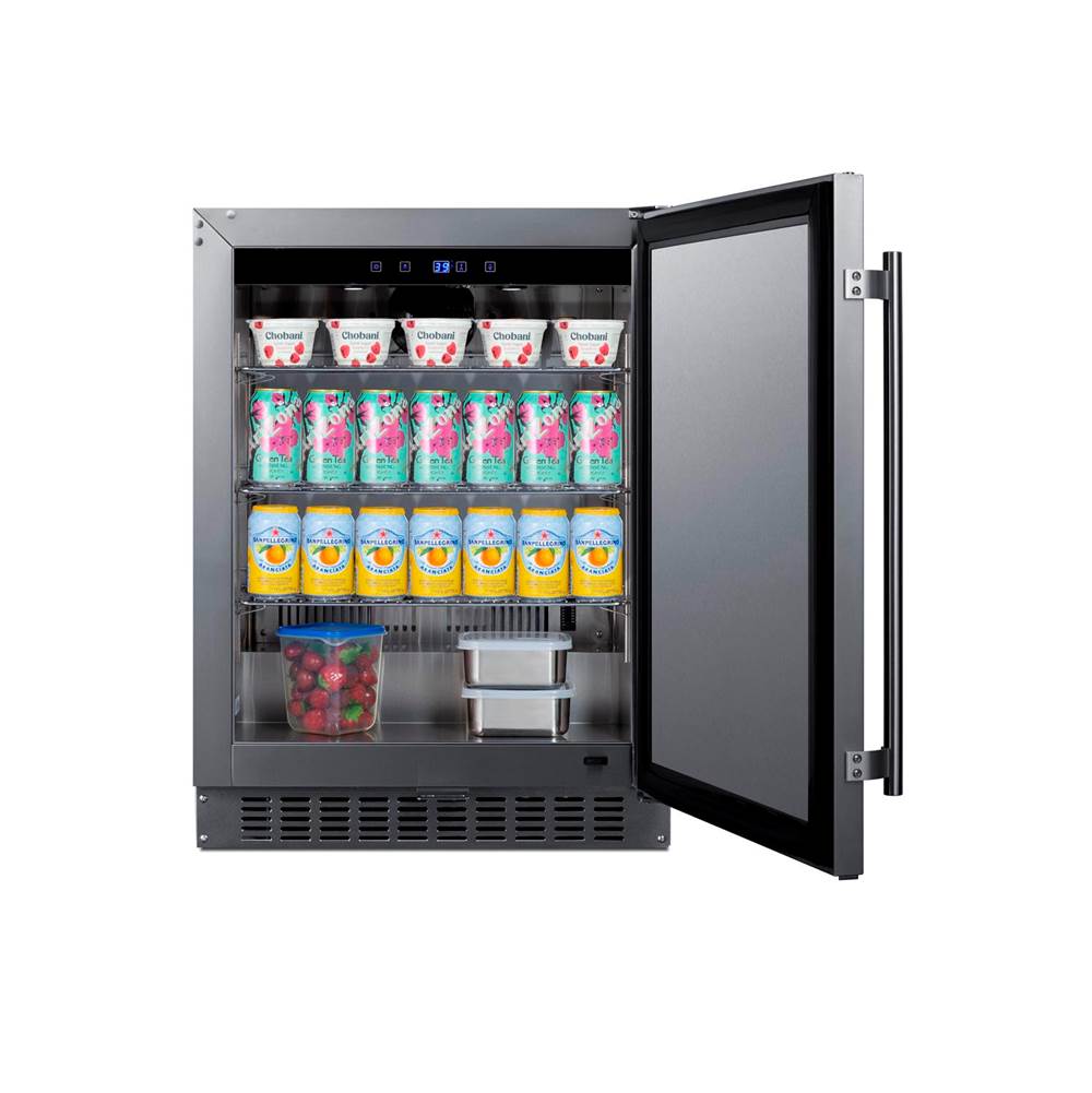 24'' Wide Outdoor All-Refrigerator, ADA Compliant