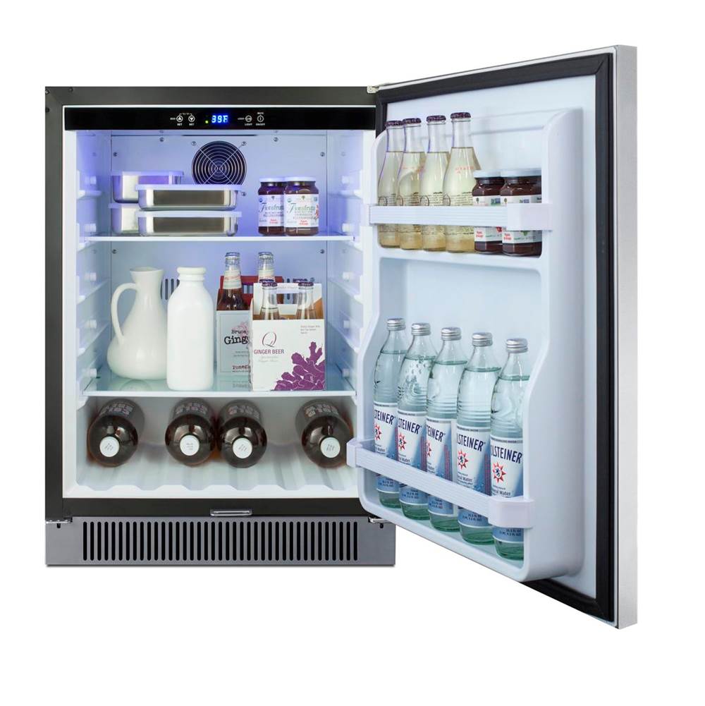 24'' Wide Built-In Outdoor All-Refrigerator