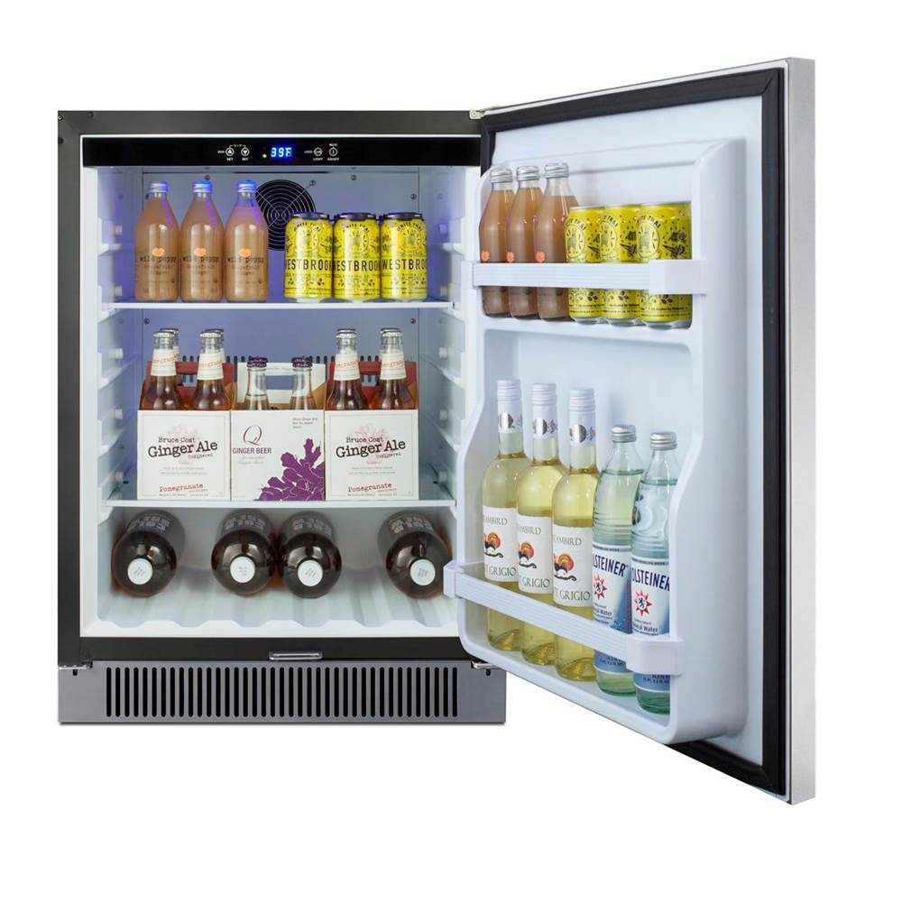 24'' Wide Built-In Outdoor All-Refrigerator