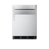 Summit Appliance - 24'' Wide Outdoor All-Refrigerator, with Speed Rail