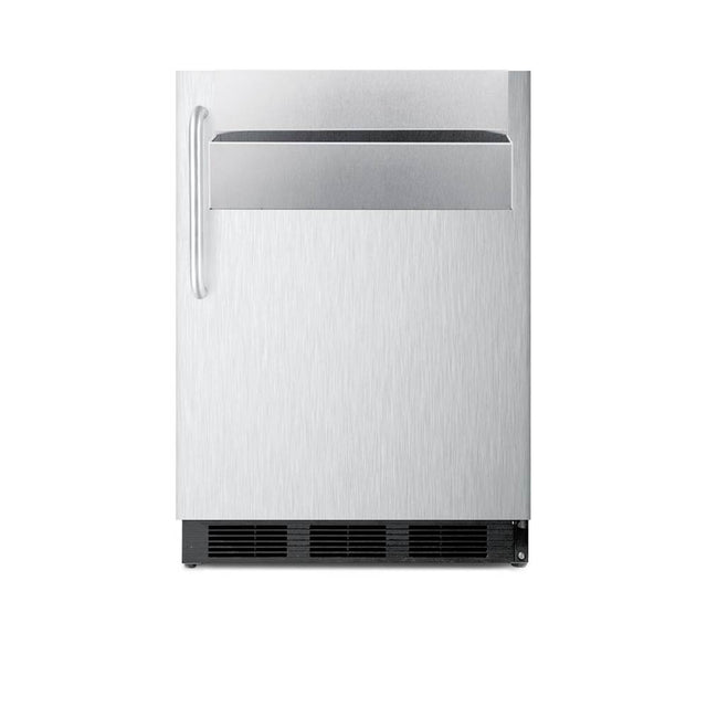Summit Appliance - 24'' Wide Outdoor All-Refrigerator, with Speed Rail