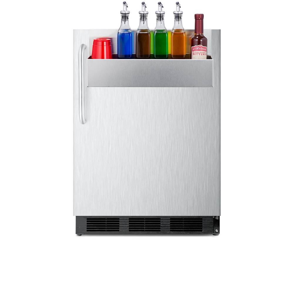 24'' Wide Outdoor All-Refrigerator, with Speed Rail