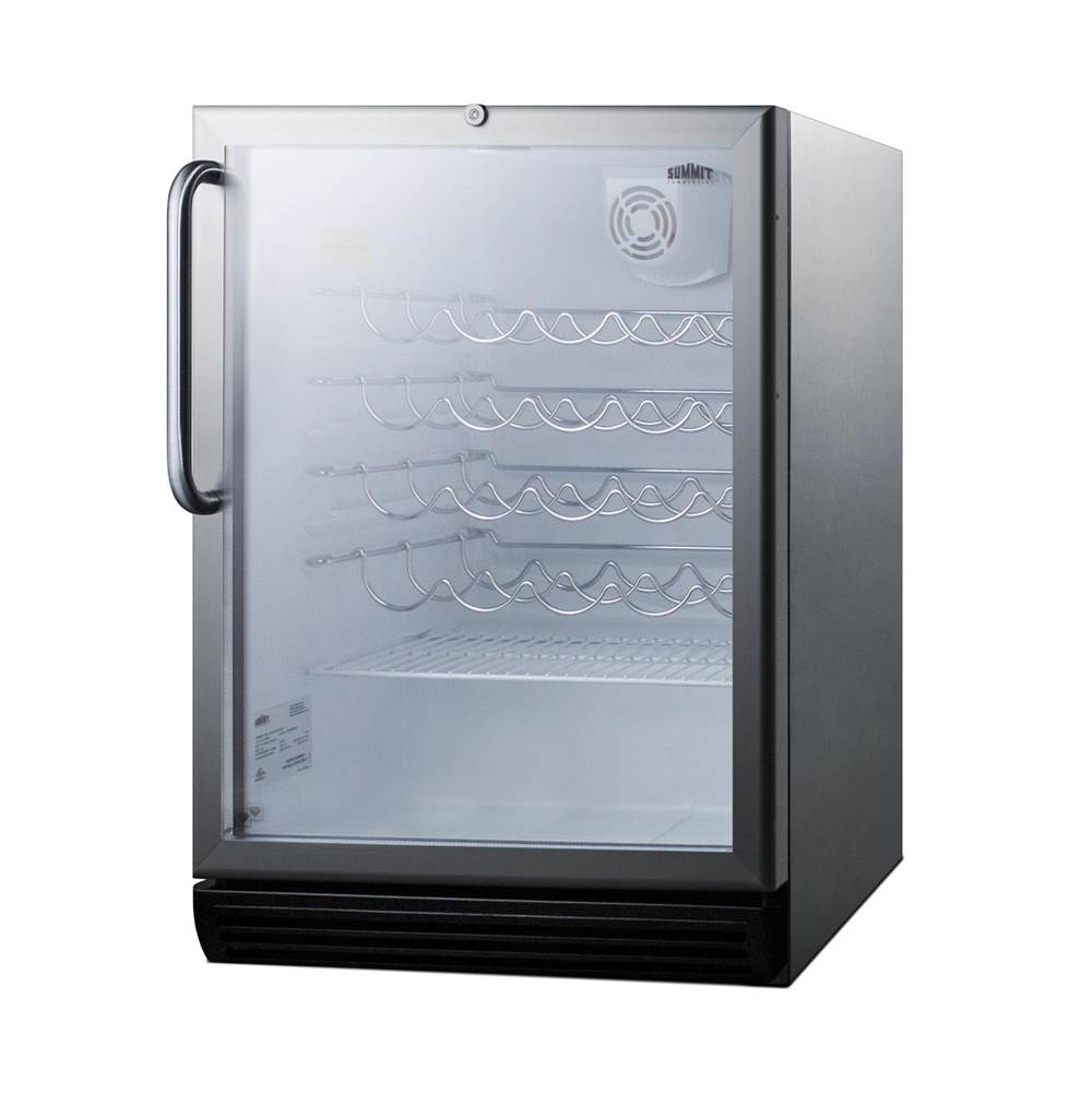 24'' Wide Built-In Wine Cellar, ADA Compliant