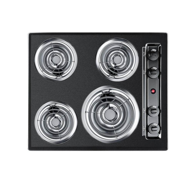 Summit Appliance - 24'' Wide 4-Burner Coil Cooktop