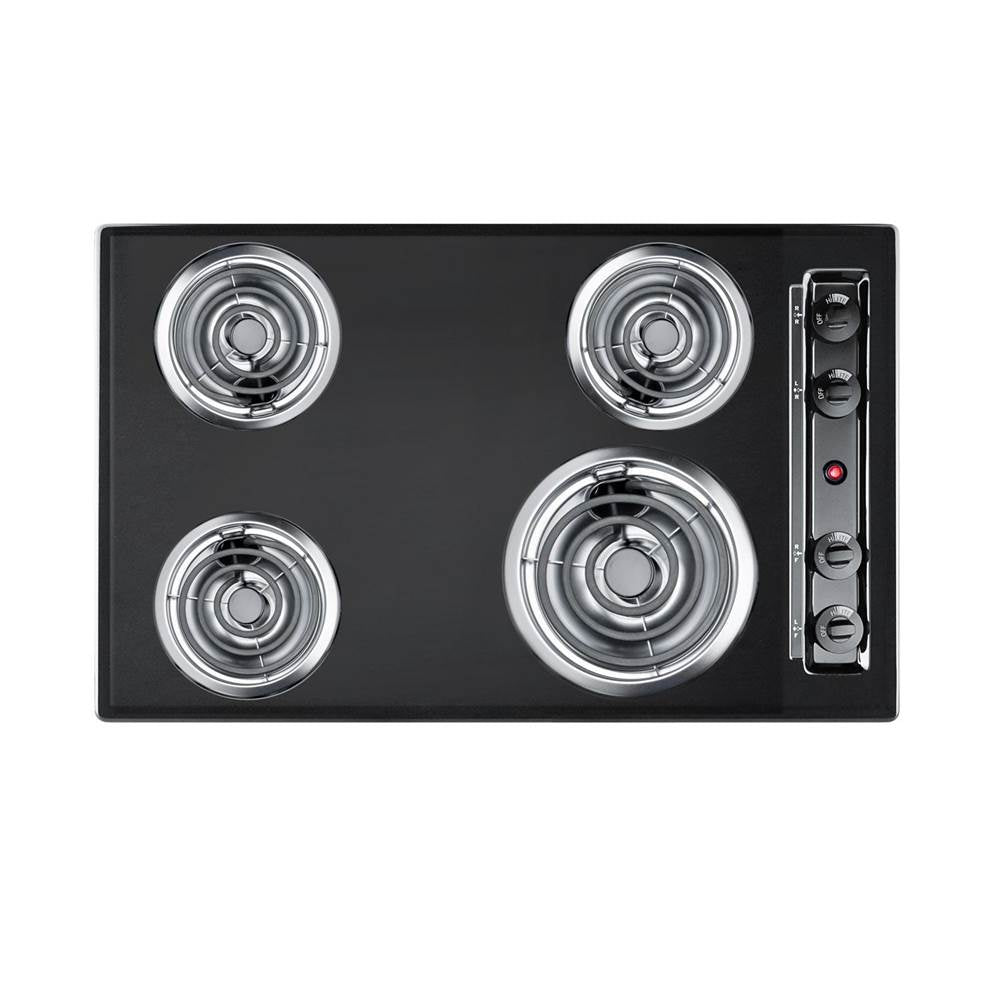Summit Appliance - 30'' Wide 4-Burner Coil Cooktop