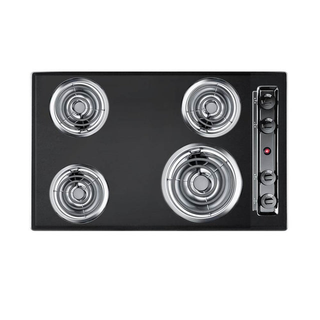 Summit Appliance - 30'' Wide 4-Burner Coil Cooktop