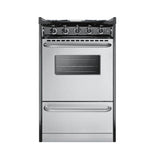 Summit Appliance - 20'' Wide Gas Range, Open Burners