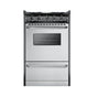 Summit Appliance - 20'' Wide Gas Range, Open Burners