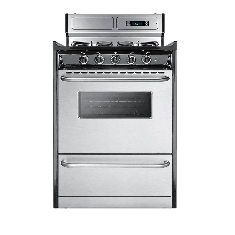 Summit Appliance - 24'' Wide Gas Range, Sealed Burners