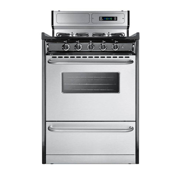 Summit Appliance - 24'' Wide Gas Range, Sealed Burners
