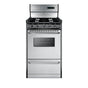 Summit Appliance - 20'' Wide Gas Range, Open Burners