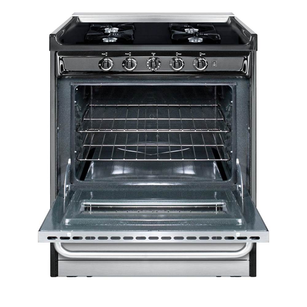 30'' Wide Gas Range, Open Burners