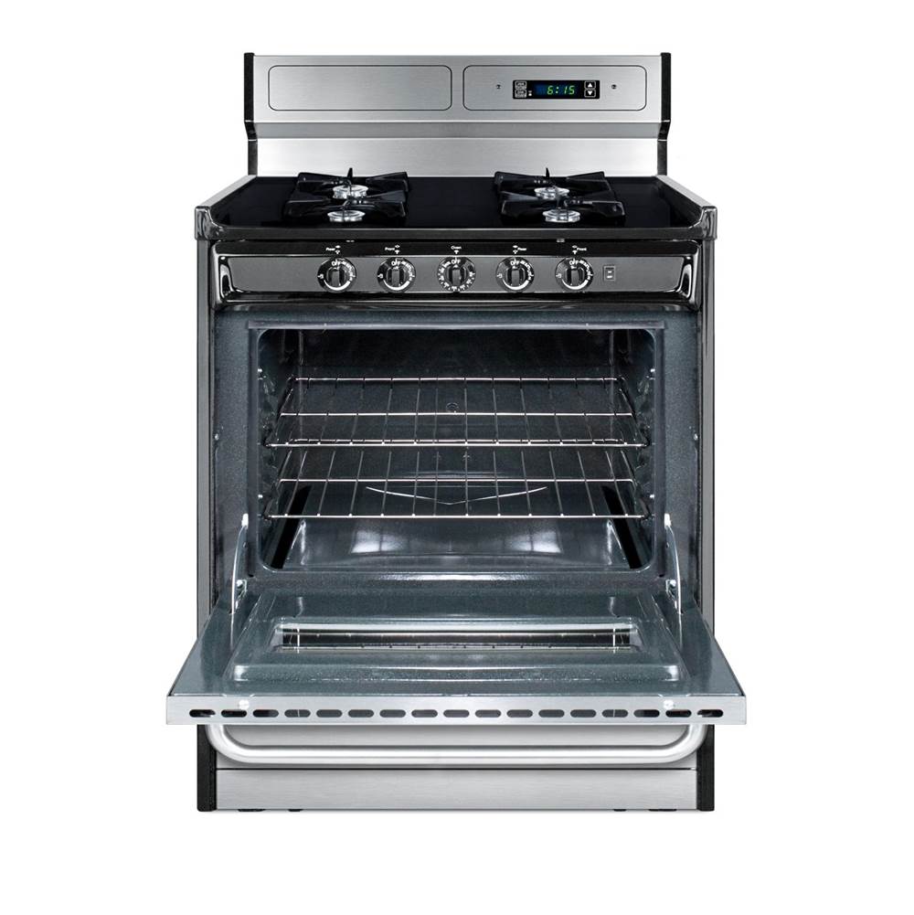 30'' Wide Gas Range, Open Burners