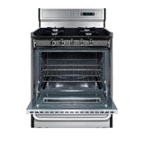 30'' Wide Gas Range, Open Burners