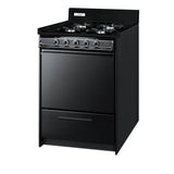 24'' Wide Gas Range, Open Burners