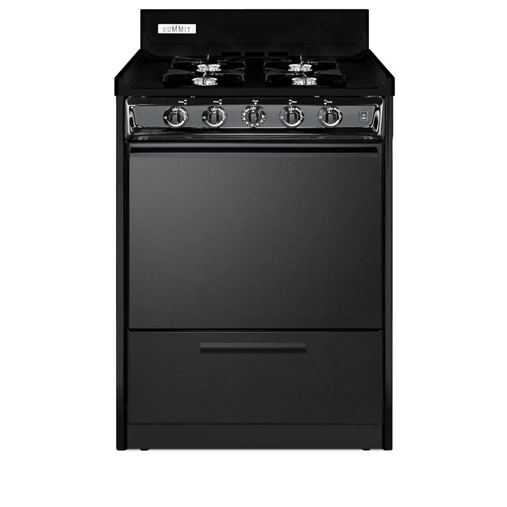 Summit Appliance - 24'' Wide Gas Range, Open Burners