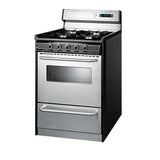 24'' Wide Gas Range, Open Burners