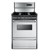 Summit Appliance - 24'' Wide Gas Range, Open Burners