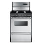 Summit Appliance - 24'' Wide Gas Range, Open Burners
