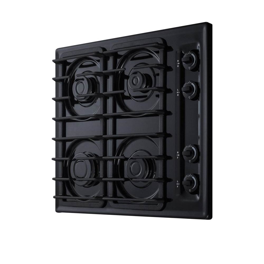 24'' Wide 4-Burner Gas Cooktop