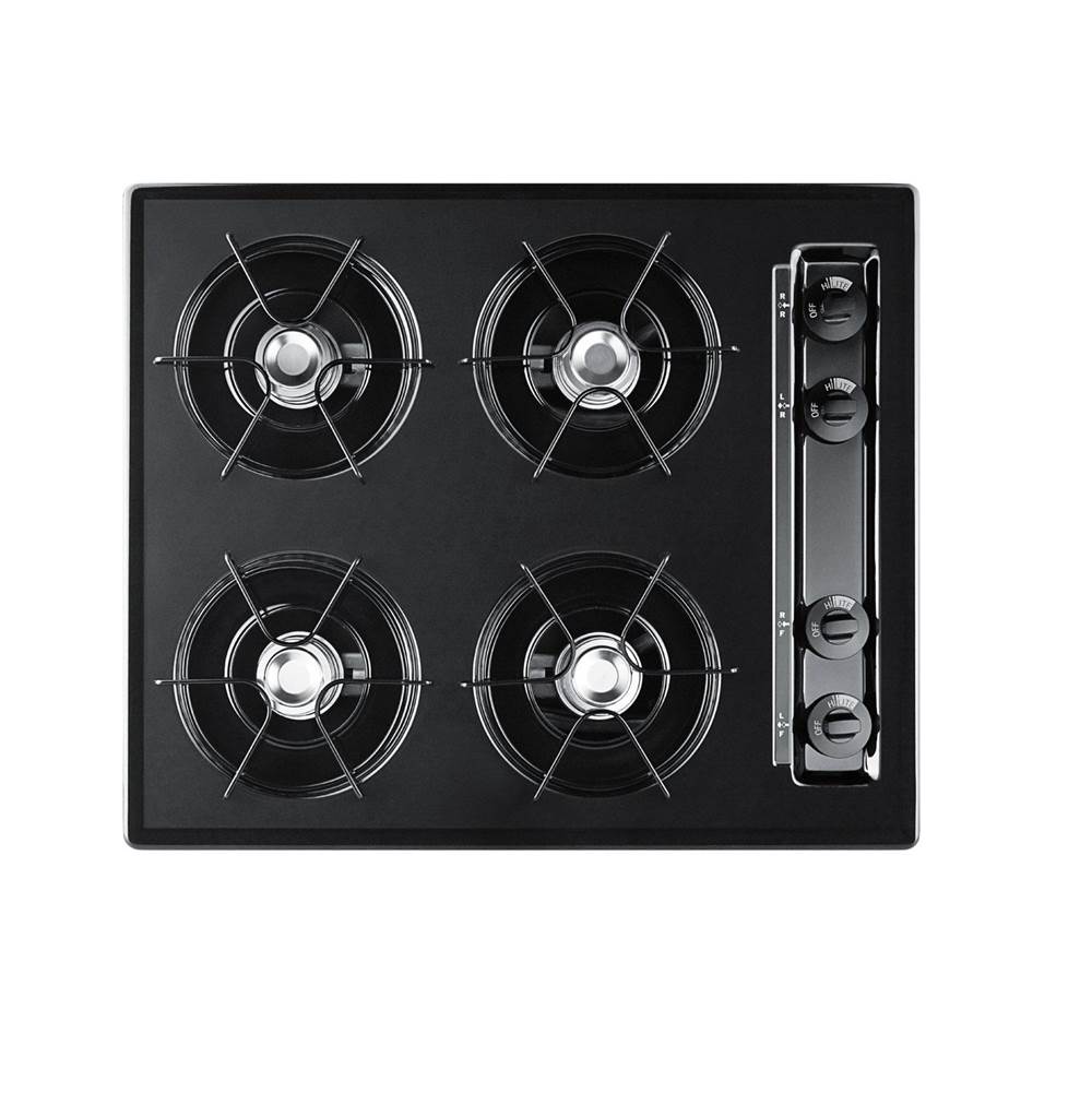 Summit Appliance - 24'' Wide 4-Burner Gas Cooktop