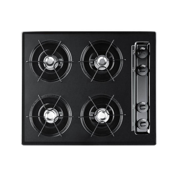 Summit Appliance - 24'' Wide 4-Burner Gas Cooktop