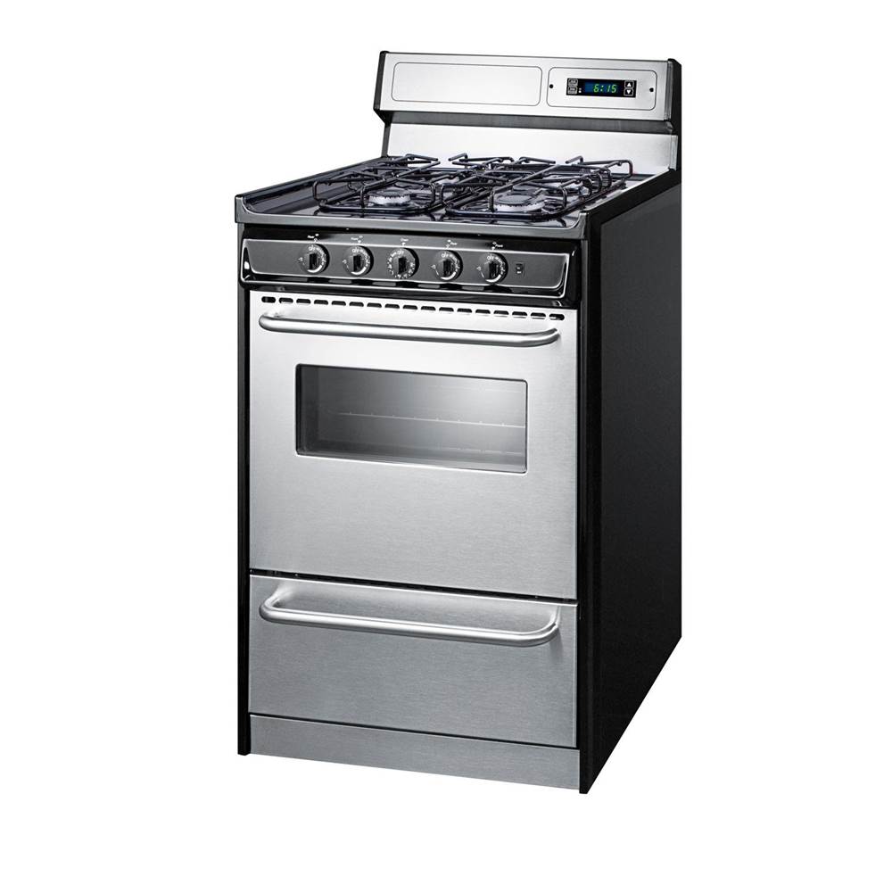 20'' Wide Gas Range, Sealed Burners