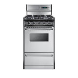 Summit Appliance - 20'' Wide Gas Range, Sealed Burners