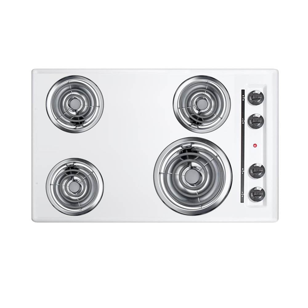Summit Appliance - 30'' Wide 4-Burner Coil Cooktop