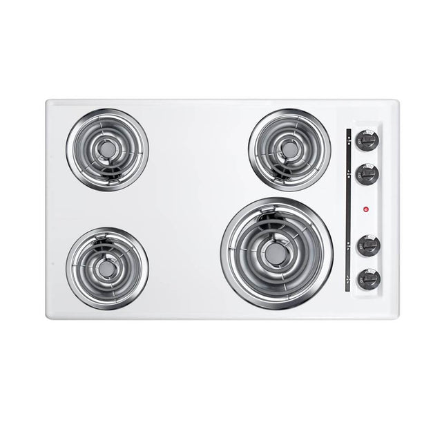 Summit Appliance - 30'' Wide 4-Burner Coil Cooktop